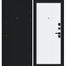 Тренд/SBlack Букле черное/White Matt