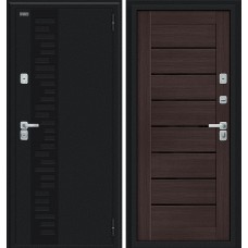 Техно Д2/BChrome Букле черное/Wenge Melinga