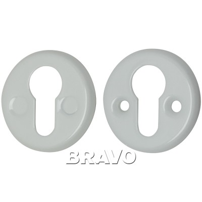 Накладка под цилиндр Bravo FIN 016-СL W Белый